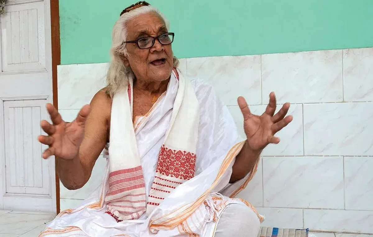Funeral of Burha Sattriya Basistha Dev Sarma