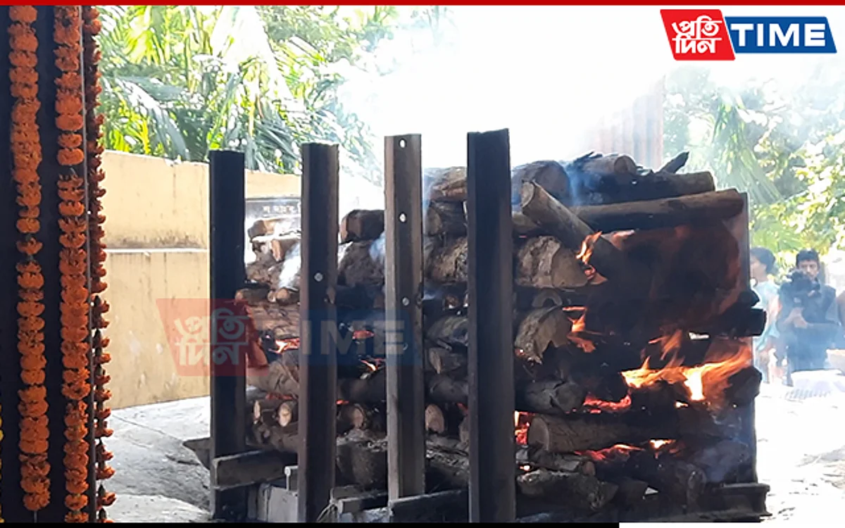 Last Rites of Neel Pawan Baruah Performed