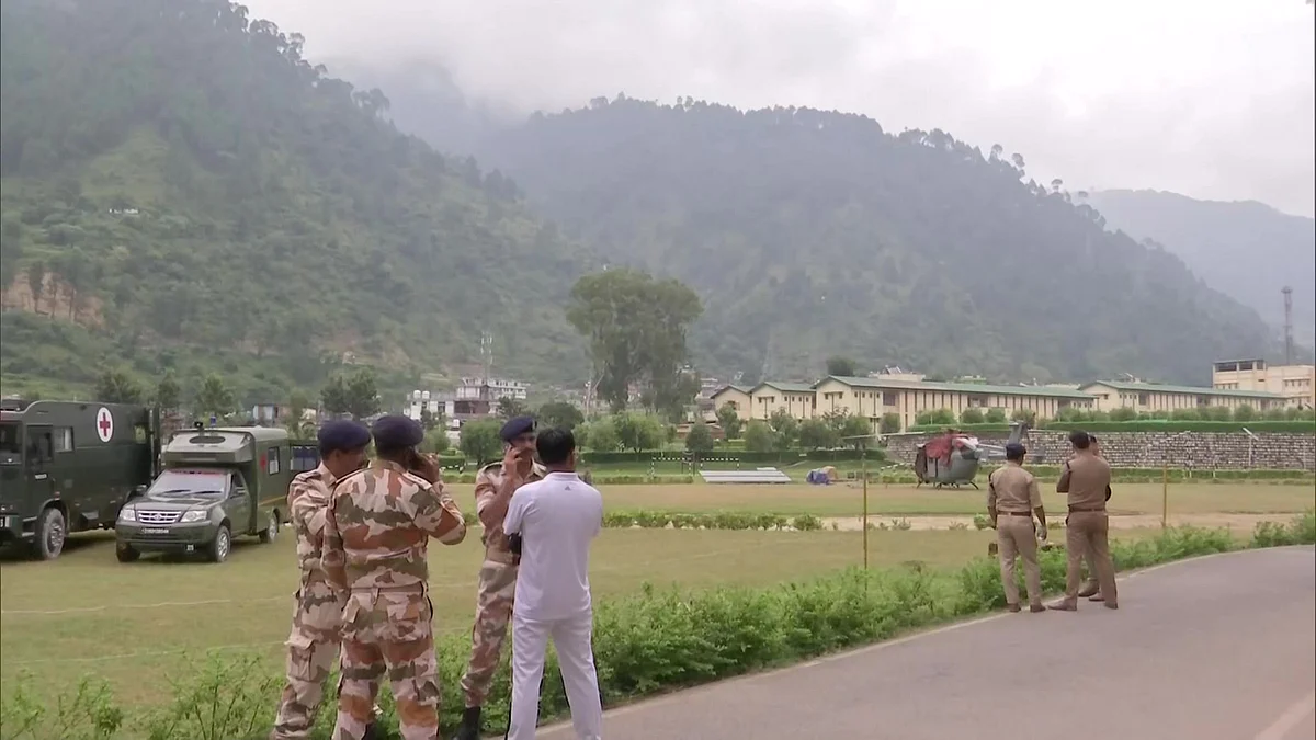 Matli helipad in Uttarakhand | file image