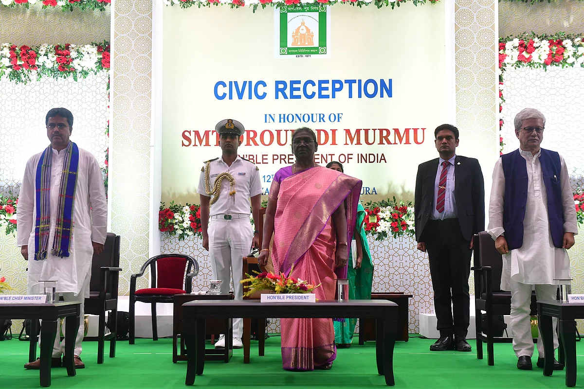 President Droupadi Murmu in Tripura