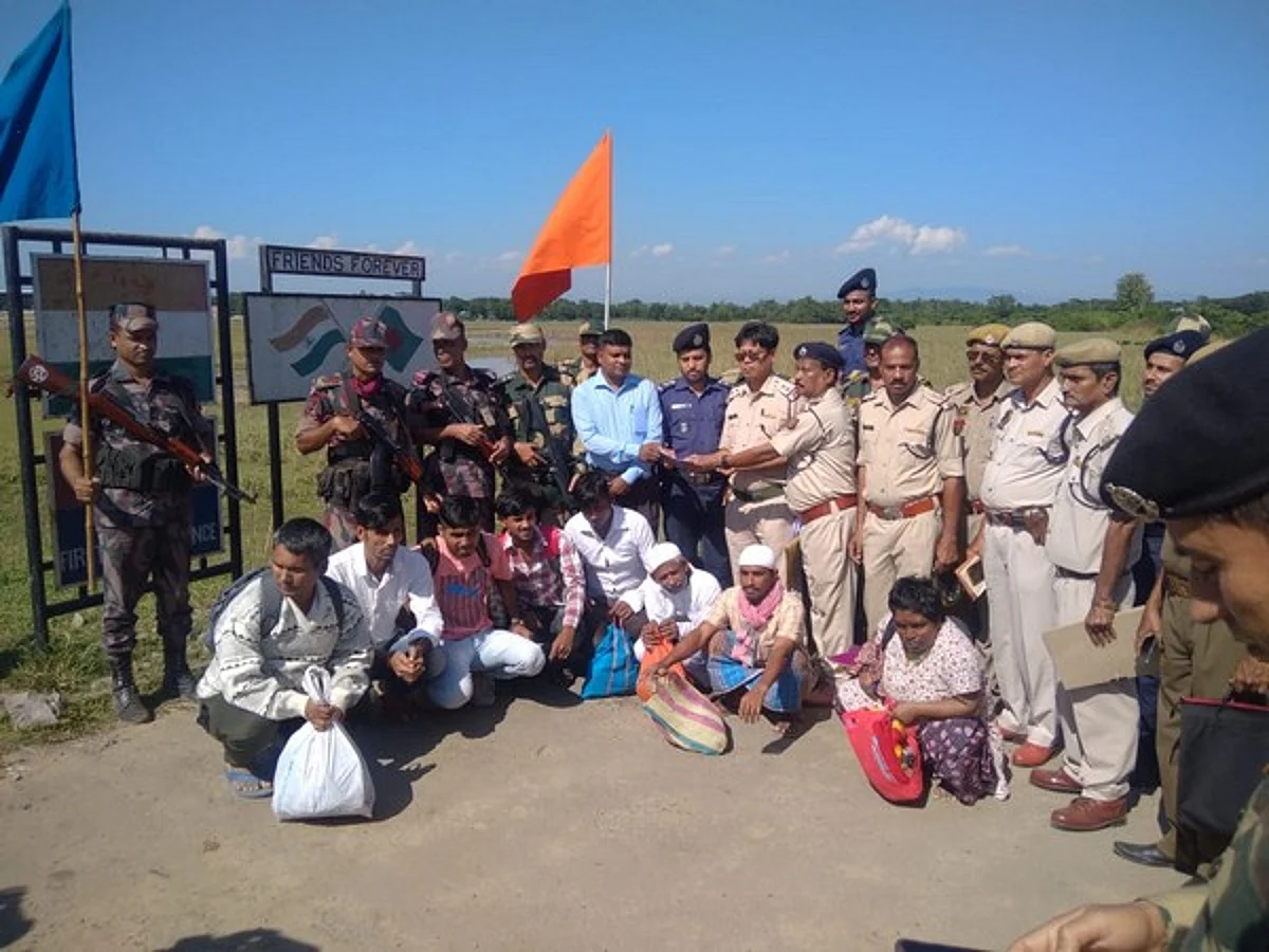 8 Bangladeshi Nationals Deported | Picture Source: ANI