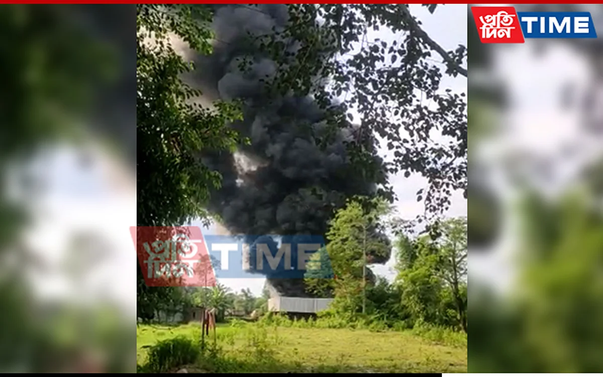 Fire Breaks Out at Oil Field