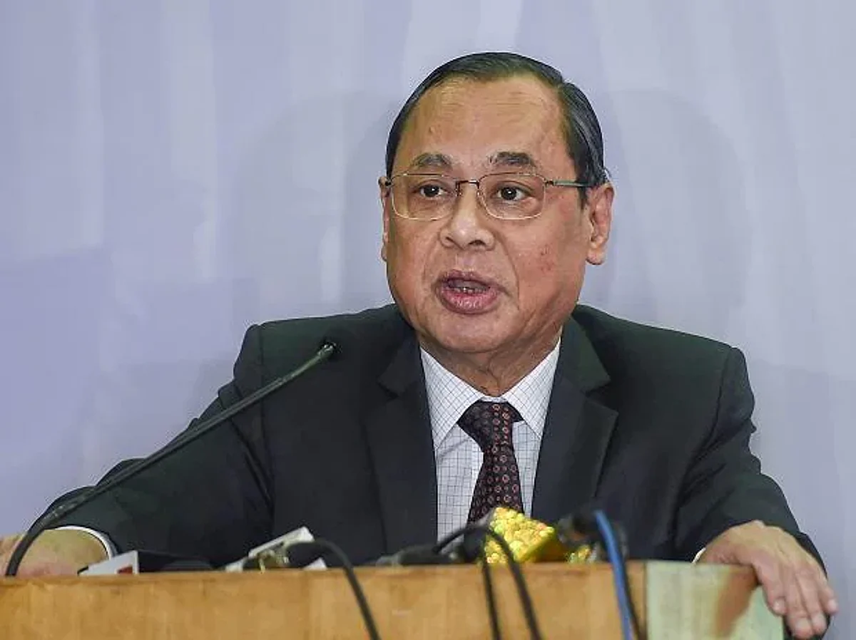Former Chief Justice of India (CJI) Ranjan Gogoi (file image)