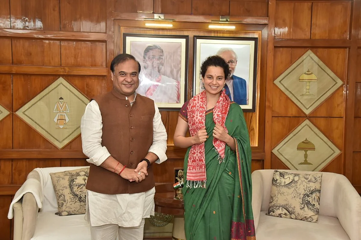 Kangana Ranaut Meets Assam CM Himanta Biswa Sarma
