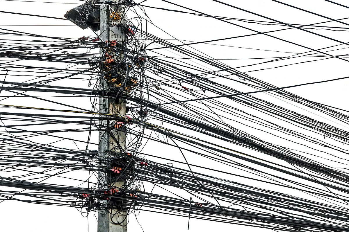 Cables Installed Without Permit | Representative Image