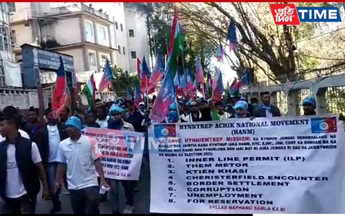 Pressure groups stage agitations in Shillong