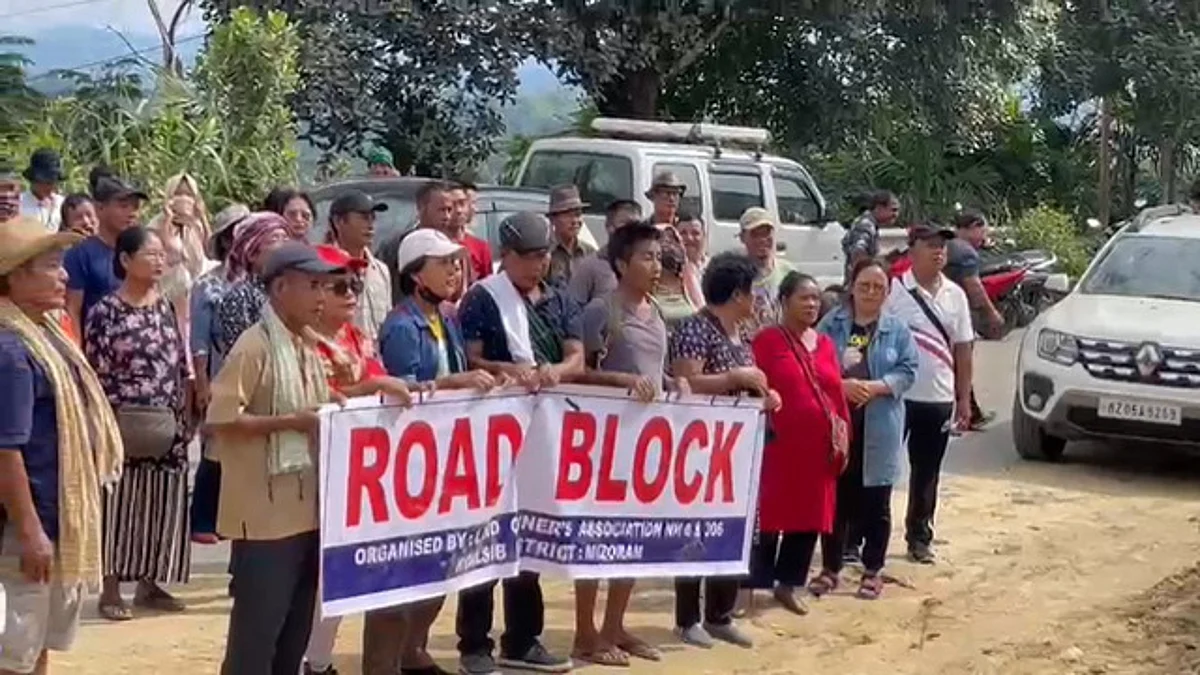 NH-306 blockade called off in Mizoram