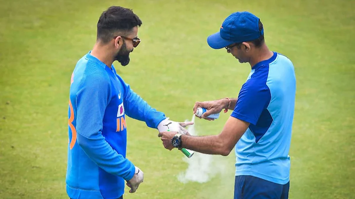 Virat Kohli was hit during a practice session ahead of semi-final clash against England | FILE