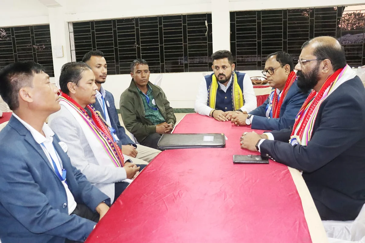 Meeting with AASU and KSU on the recent incident in Meghalaya