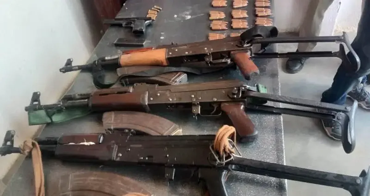 Huge Cache of Arms Recovered in Bandipora | Representative Image