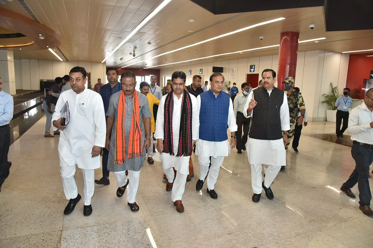 Assam chief minister Himanta Biswa Sarma visits Tripura