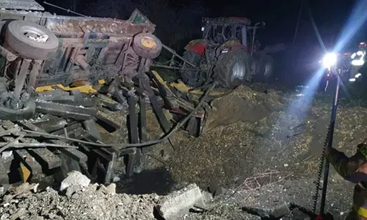 Missiles hit Poland