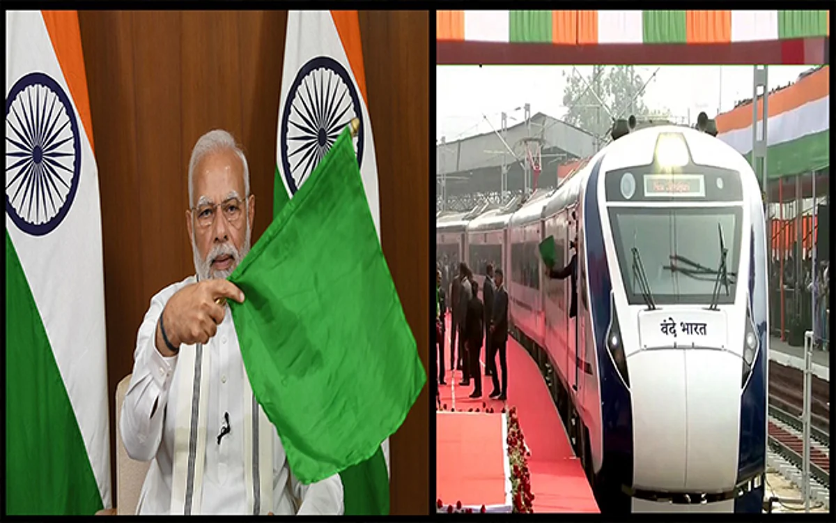 PM Modi Flags Off Vande Bharat Express Connecting Howrah to New Jalpaiguri