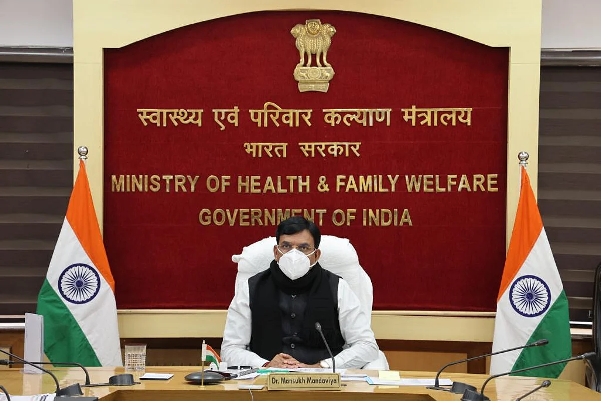 Union Health Minister Mansukh Mandaviya virtually interacts with health experts on Covid-19