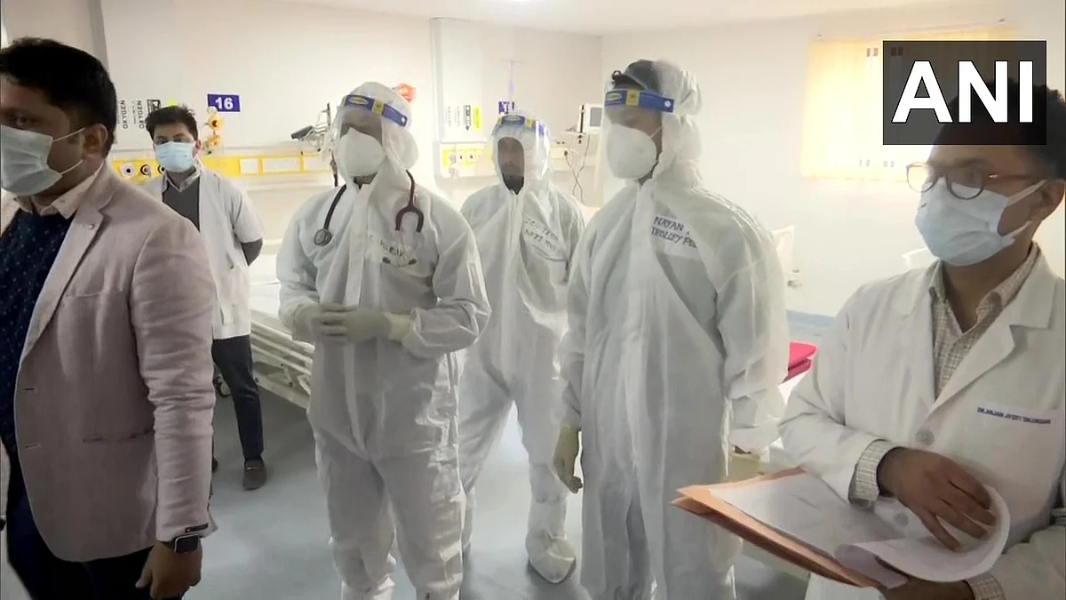 GMCH Conducts Mock Drill to Check COVID Preparedness | Picture Source: ANI