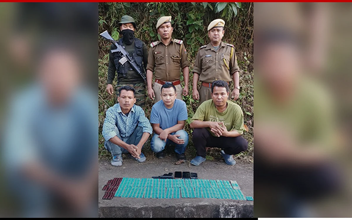 Huge cache of drugs and arms seized in Meghalaya's West Garo Hills