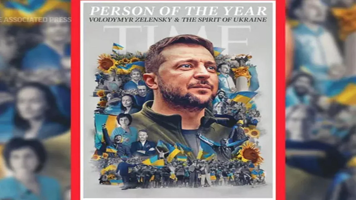 Ukrainian President Zelenskyy Named Time's Person Of The Year