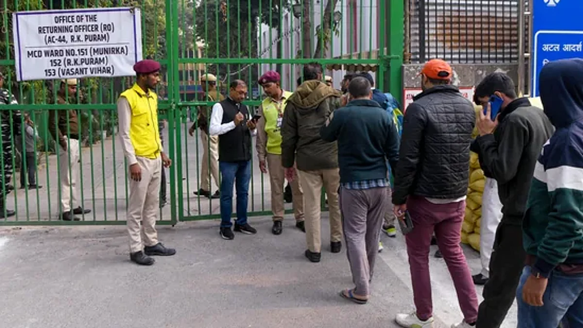 MCD elections in Delhi is underway