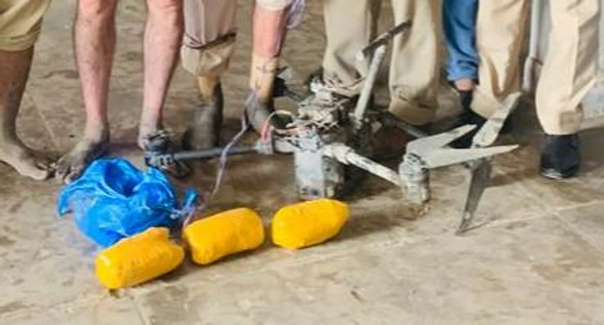 Drone With 3Kg Heroin Seized