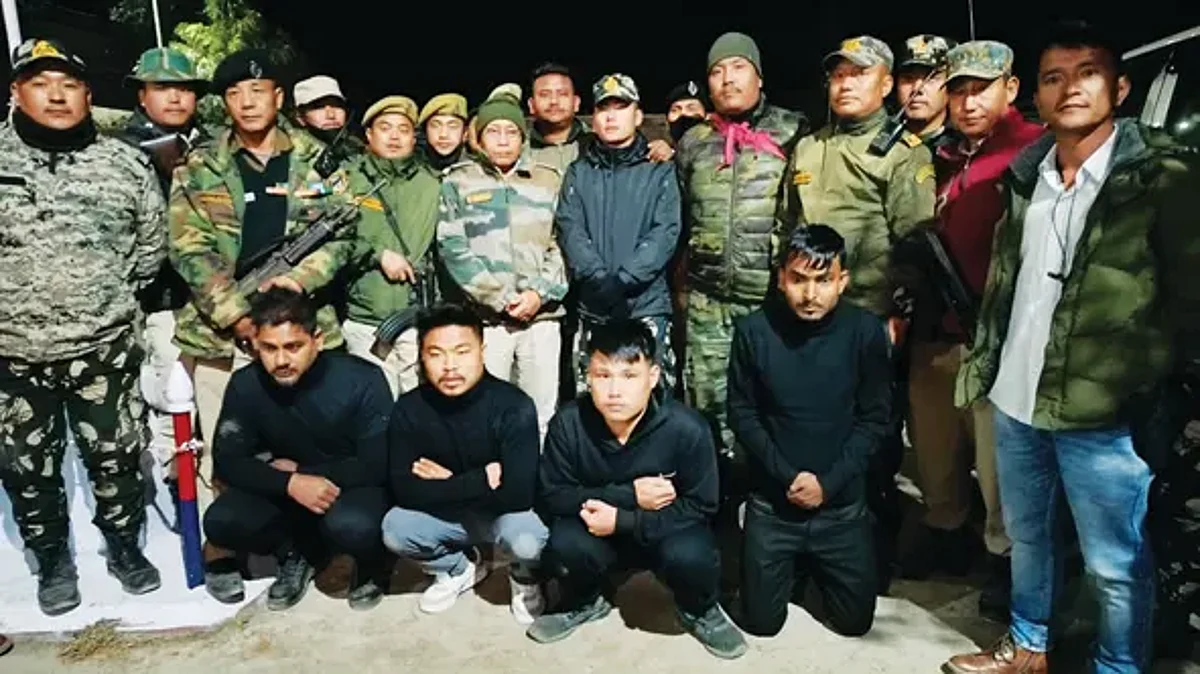 The four accused arrested in connection to abduction of the DFO