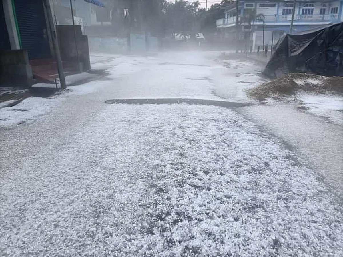 Dibrugarh Hailstorm