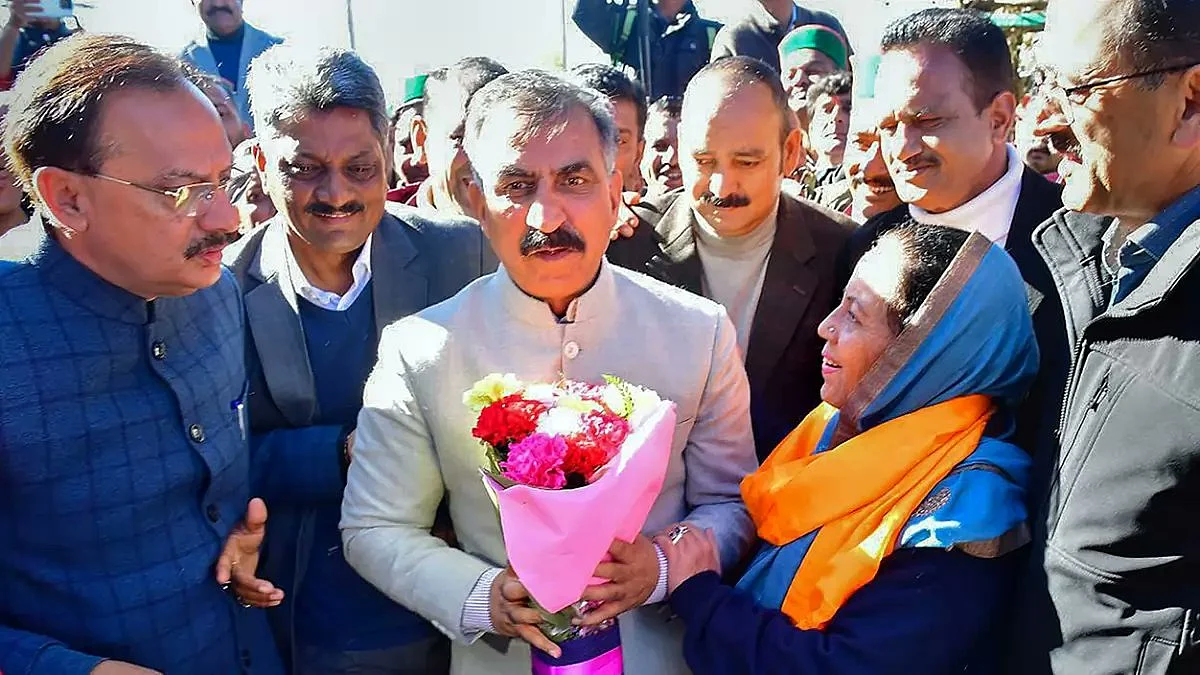 Himachal CM Sukhwinder Singh Sukhu