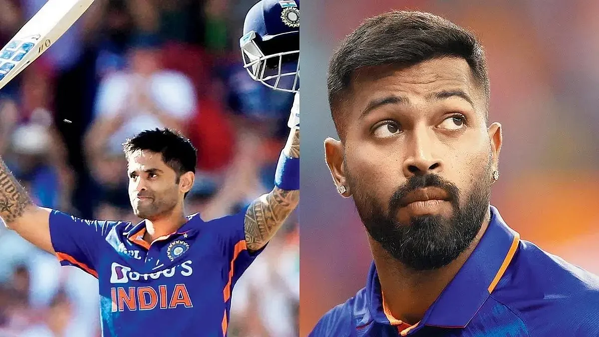 Suryakumar Yadav (left) and Hardik Pandya (right) are likely to be promoted to Grade A of BCCI central contracts
