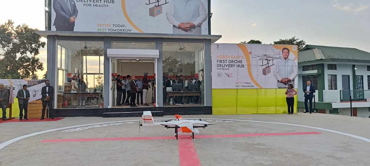 Northeast’s first drone delivery facility for health launched in Meghalaya