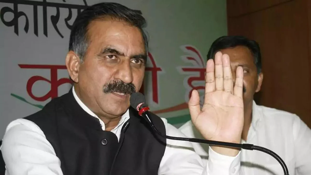Himachal CM Sukhwinder Singh Sukhu