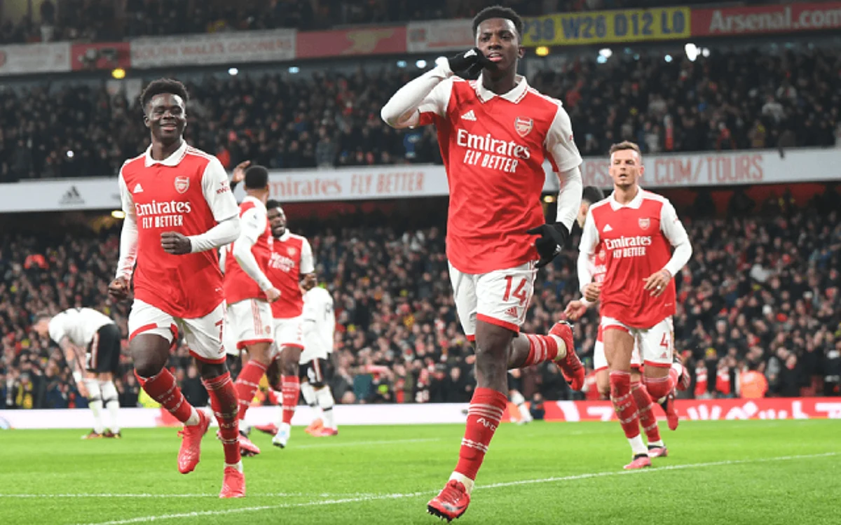 Arsenal's Eddie Nketiah shined against Manchester United