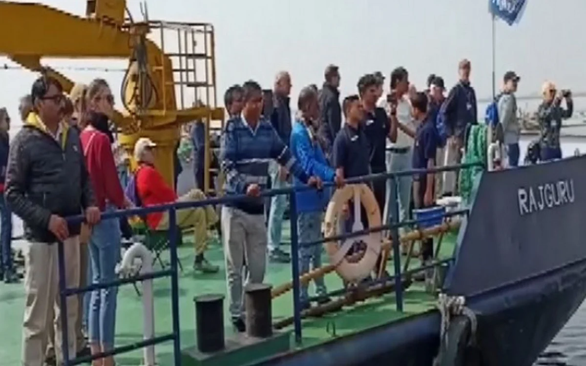 The longest river cruise in the world MV Ganga Vilas got stuck in Bihar's Chhapra