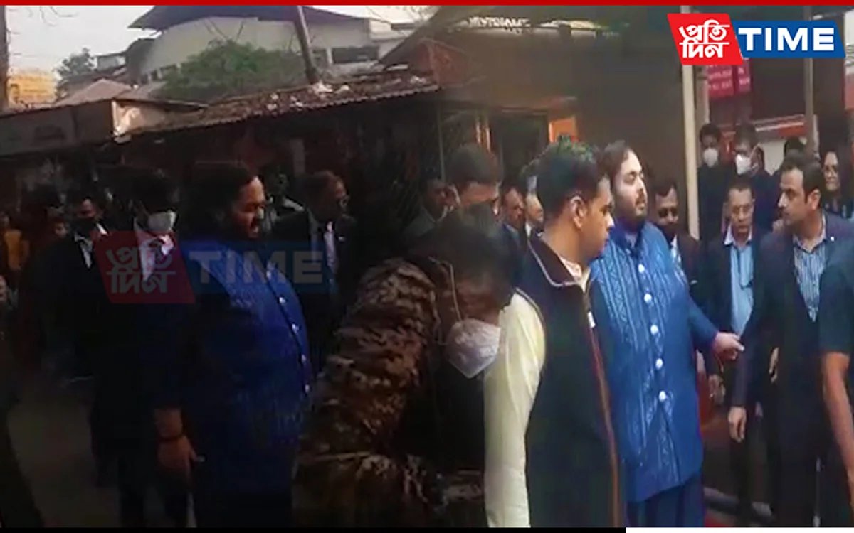Anant Ambani visits Kamakhya Temple in Guwahati