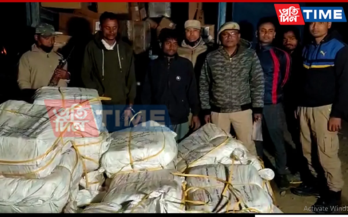 1,900 Phensedyl bottles seized in Assam's Karimganj