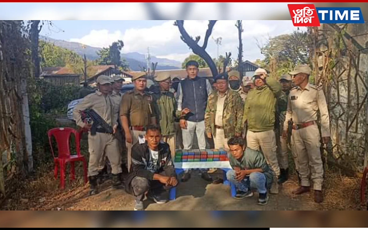 A major heroin bust in Manipur led to the capture of two smugglers