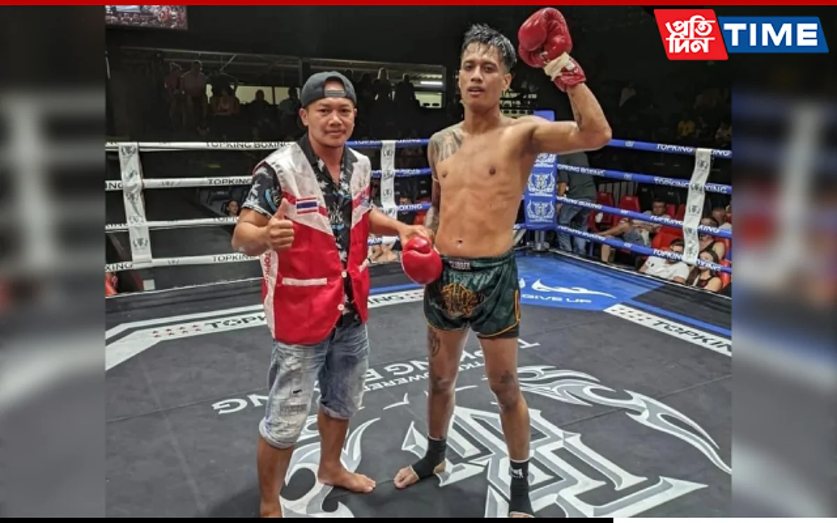 Ambarish Ning Gogoi, an established Muay Thai fighter from Assam