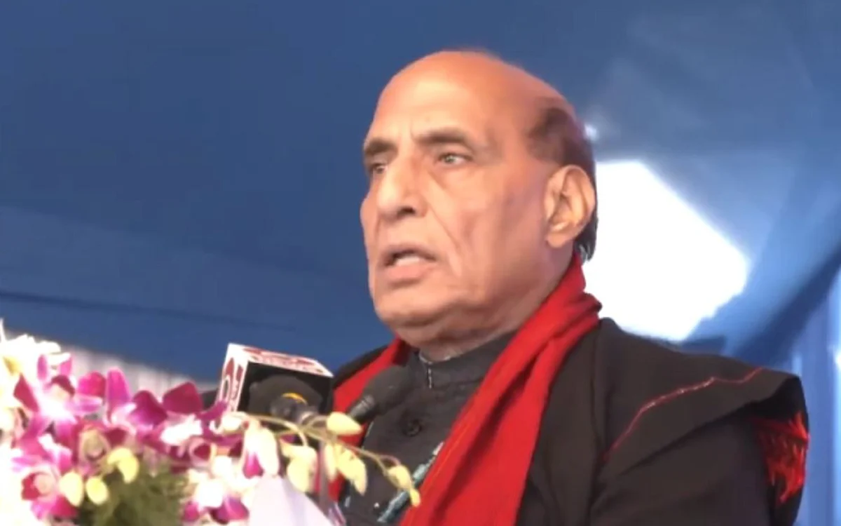 Union defence minister Rajnath Singh in Arunachal Pradesh