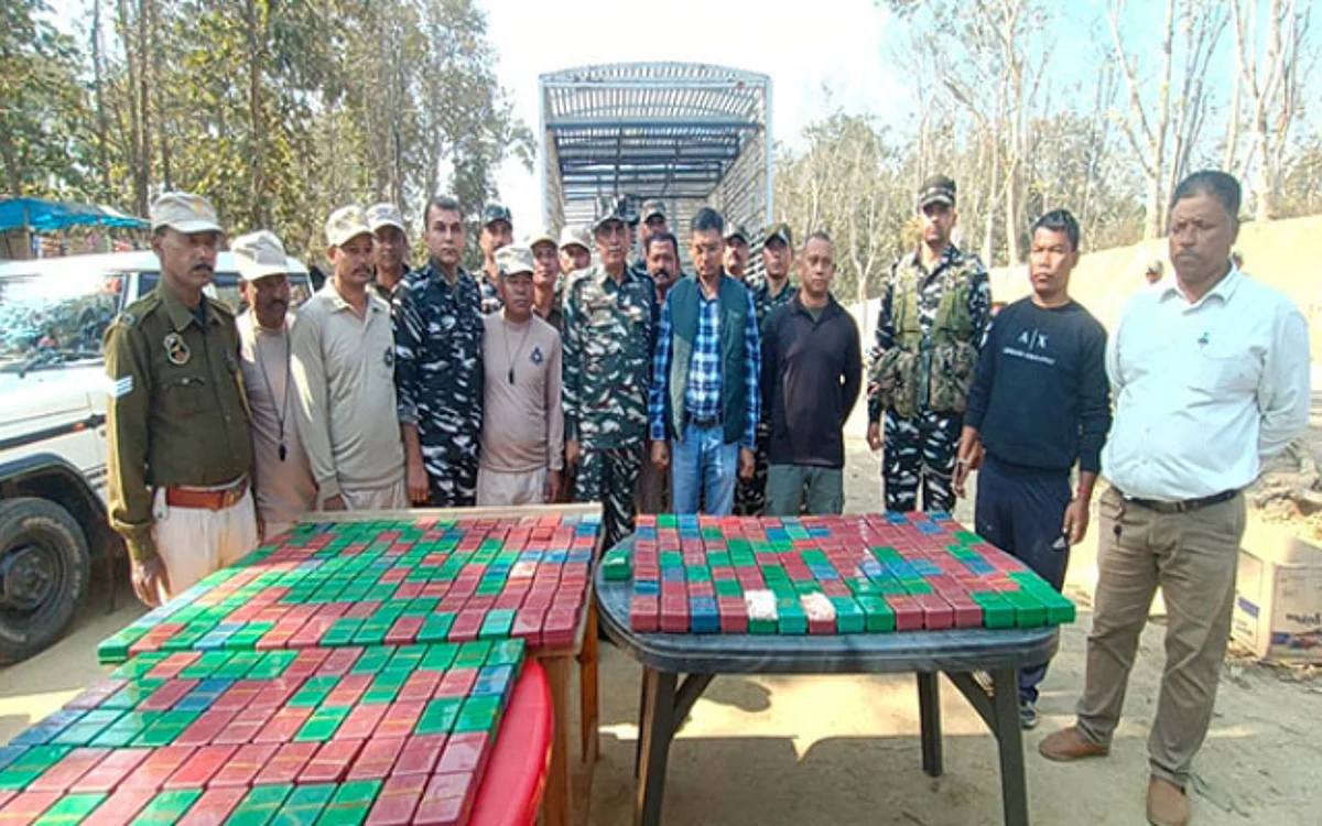 Massive consignment of heroin was seized in Assam's Karbi Anglong