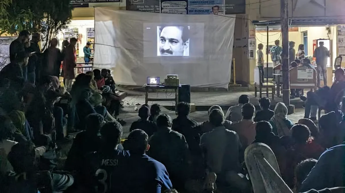 Hyderabad University Students Screen PM Modi's BBC Docu
