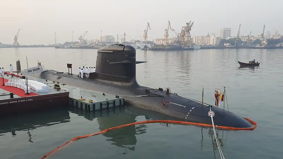 INS Vagir, 5th Kalvari-Class Submarine Commissioned Into Indian Navy
