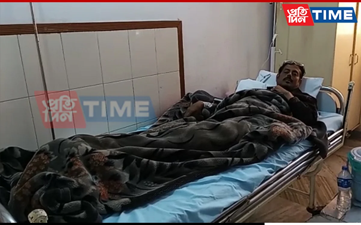 Eminent flutist of Assam Dipak Sarma undergoing treatment at hospital