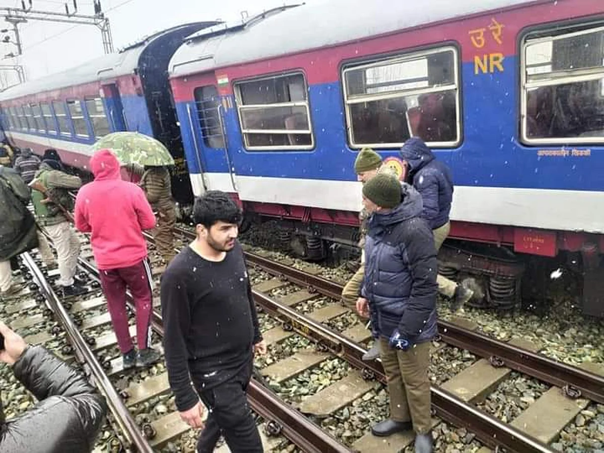J&K: Train Derails in Budgam district, No Casualties