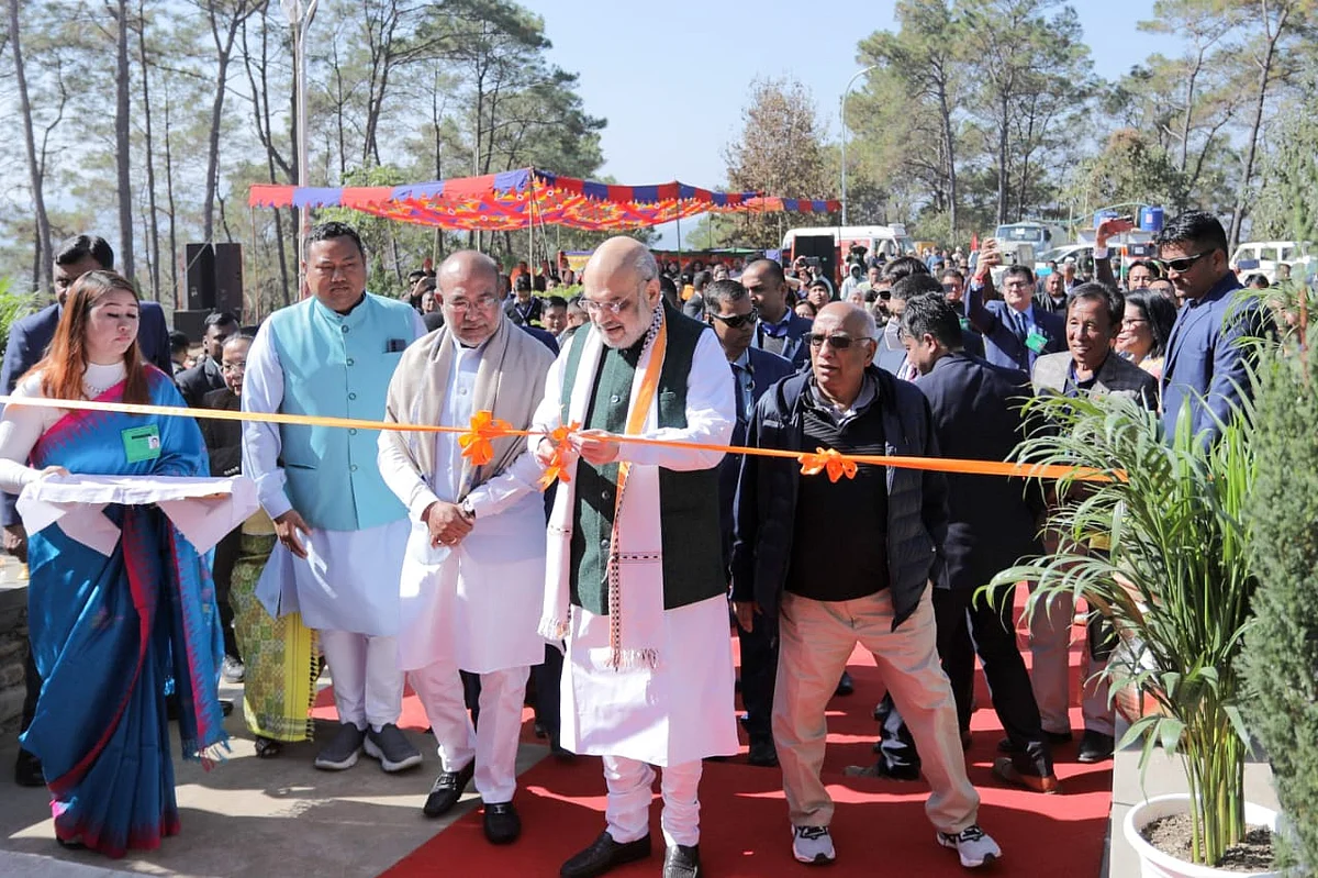 Manipur: Amit Shah Inaugurates Marjing Polo Statue