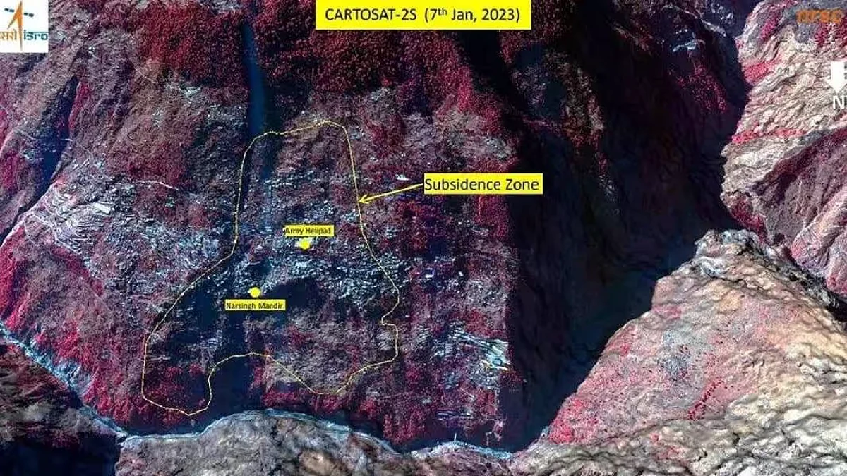 Joshimath Sank 5.4 cm in 12 days: ISRO Releases Images