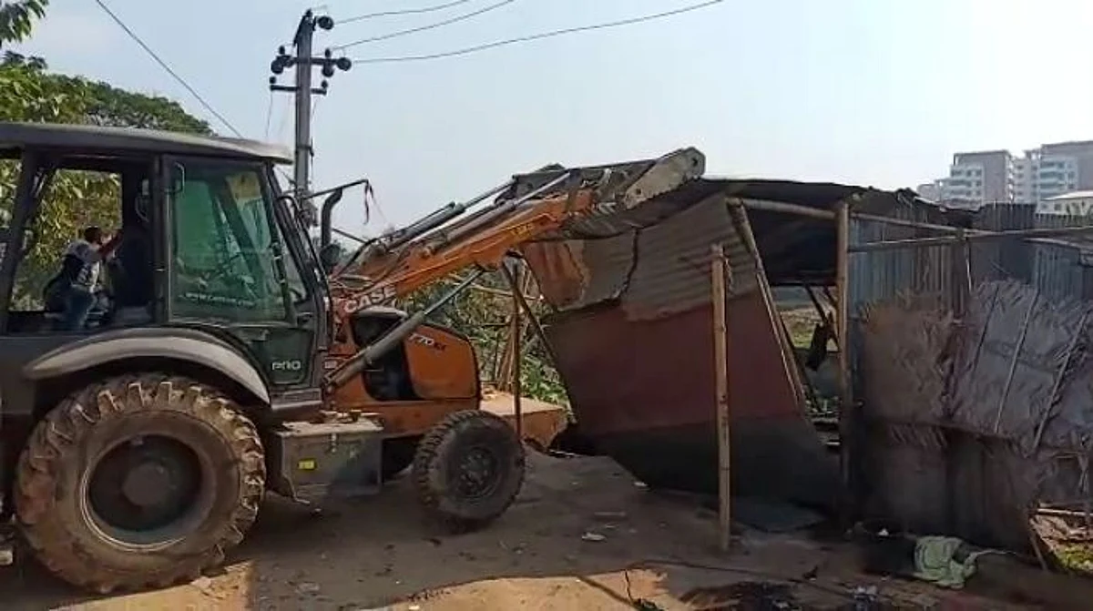 Assam: 23 Illegaly Encroaching Families Evicted In Drive In Bilasipara