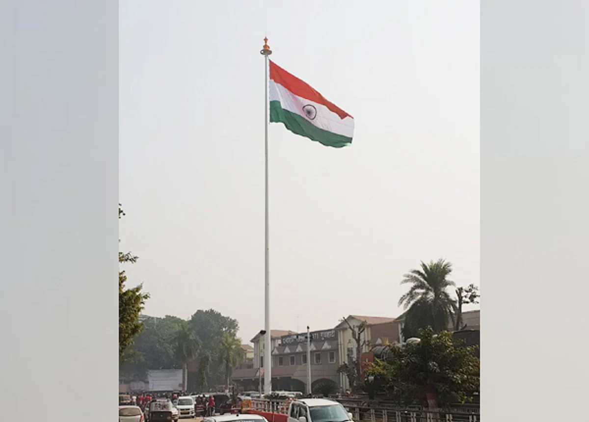 Guwahati Railway station gets tallest flag in NE Railway stations