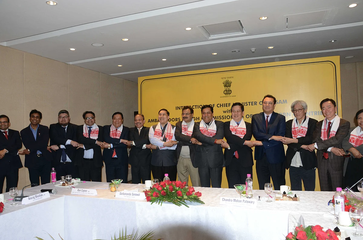 Sonowal interacts with envoys of ASEAN and BBN countries
