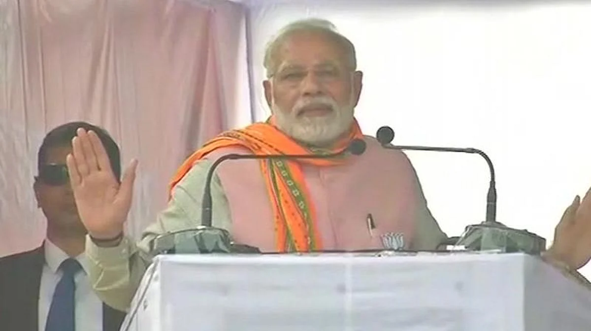 After Changsari, Modi addresses rally in Agartala