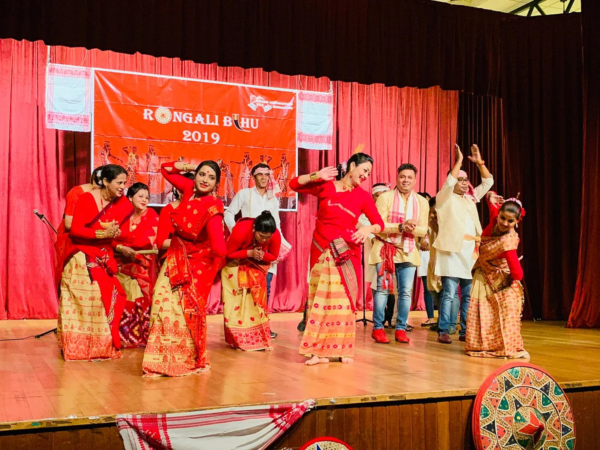 Assam Association Singapore celebrated Rongali Bihu