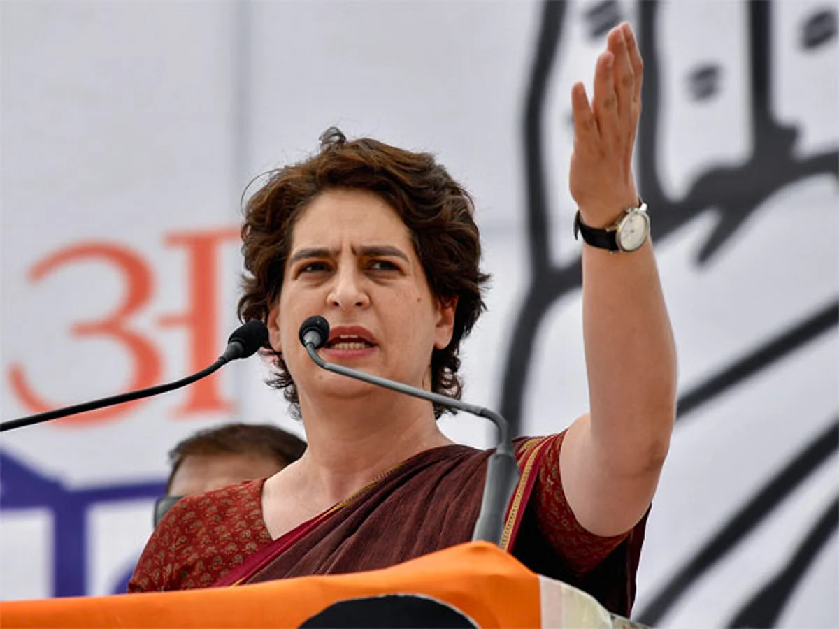 Priyanka dares Modi to contest polls on Note Ban, GST