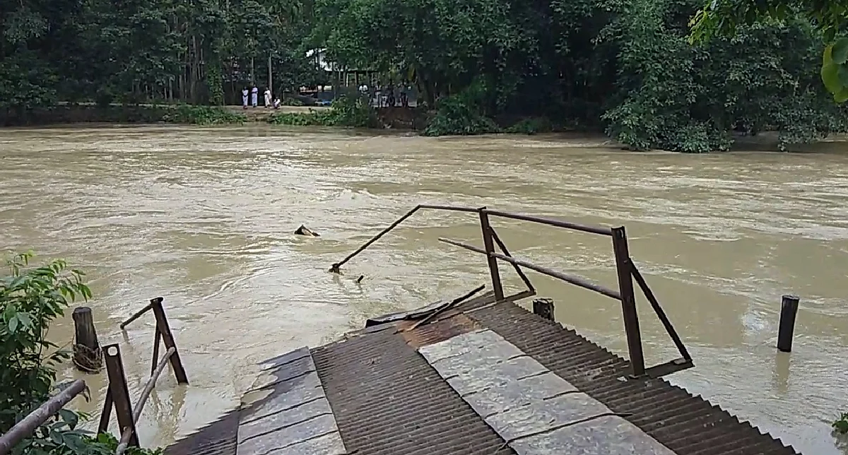 A bridge was washed away by floods in Arunachal Pradesh | REPRESENTATIVE